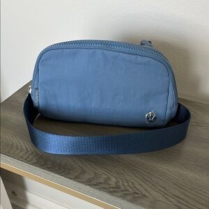 lululemon athletica Blue Belt Bag Minimalist Design